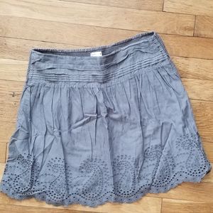American Eagle Gray Mini Skirt